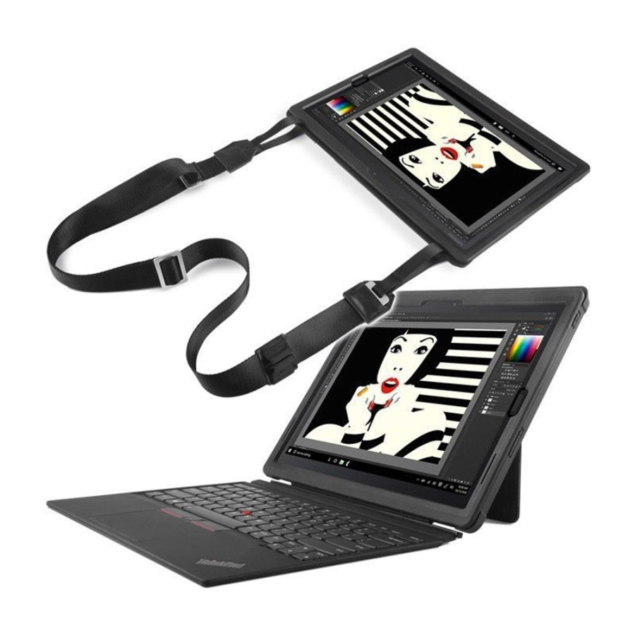 Lenovo Funda Rugerizada ThinkPad X1 Tablet Gen3 Negro 4X40Q62112